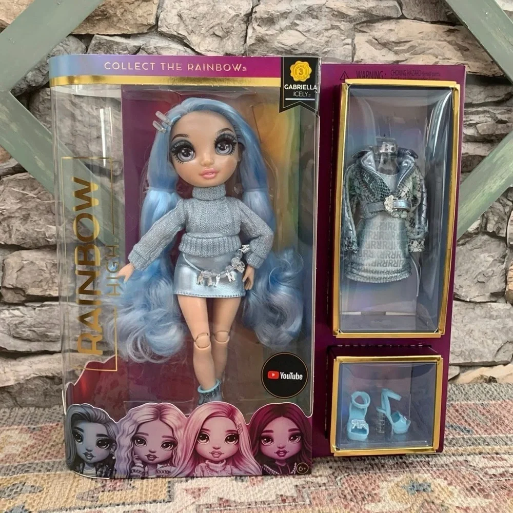 Gabriella Icely New Rainbow High Ice Blue Hair Doll Exclusive Accessories NIB